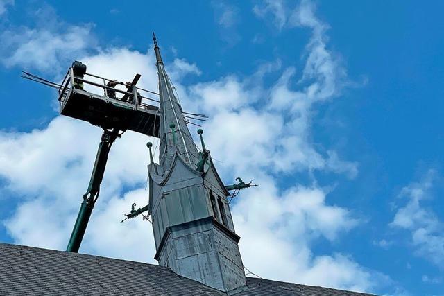 Vierungsturm am Neustdter Mnster ist nun gesichert