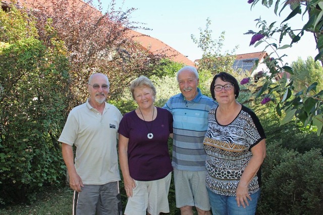 Willi und Anne Willmann (Mitte) sind d... 40 Jahren seine neue Heimat gefunden.  | Foto: Christa Maier