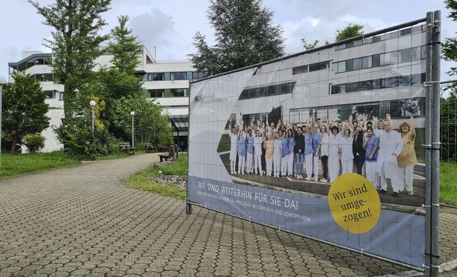 Das Krankenhaus steht seit April leer, soll aber wiederbelebt werden.  | Foto: Stefan Ammann