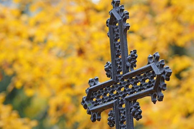 Könnte zur Beute werden: Ein eisernes Kreuz auf einem Friedhof. | Foto: Patrick Seeger (dpa) Könnte zur Beute werden: Ein eisernes Kreuz auf einem Friedhof. | Foto: Patrick Seeger (dpa)