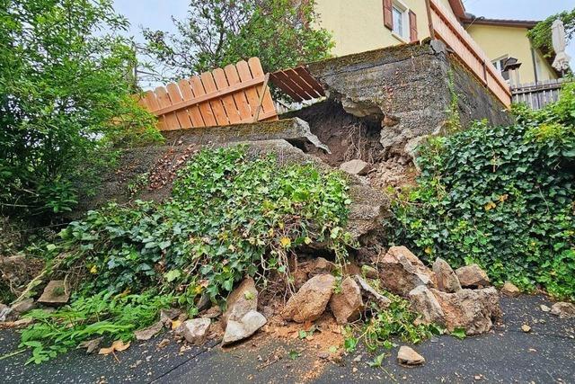 Kontroversen um kleine Brcke und Hangrutsch im Kleinen Wiesental