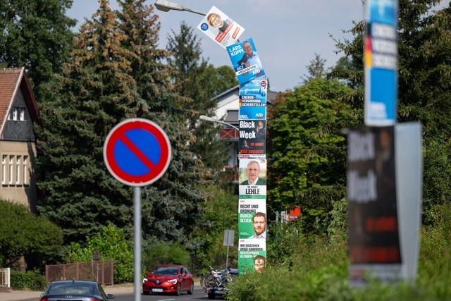 Der Wahlkampf in Thringen und Sachsen ist auf der Zielgeraden