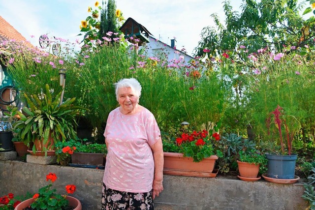 Frhlich sein und mit den Leuten schw... Englers Rezept fr ein langes Leben.   | Foto: Andrea Steinhart