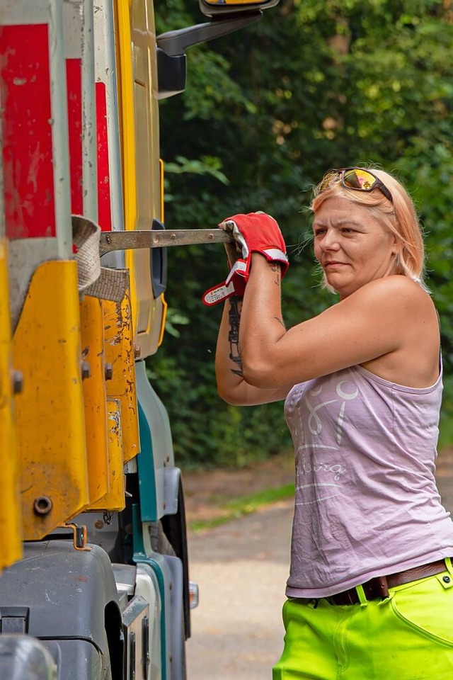 Kerstin Maier hat seit ihrer Kindheit ..., heute sind es Fahrten in der Region.  | Foto: Hubert Gemmert