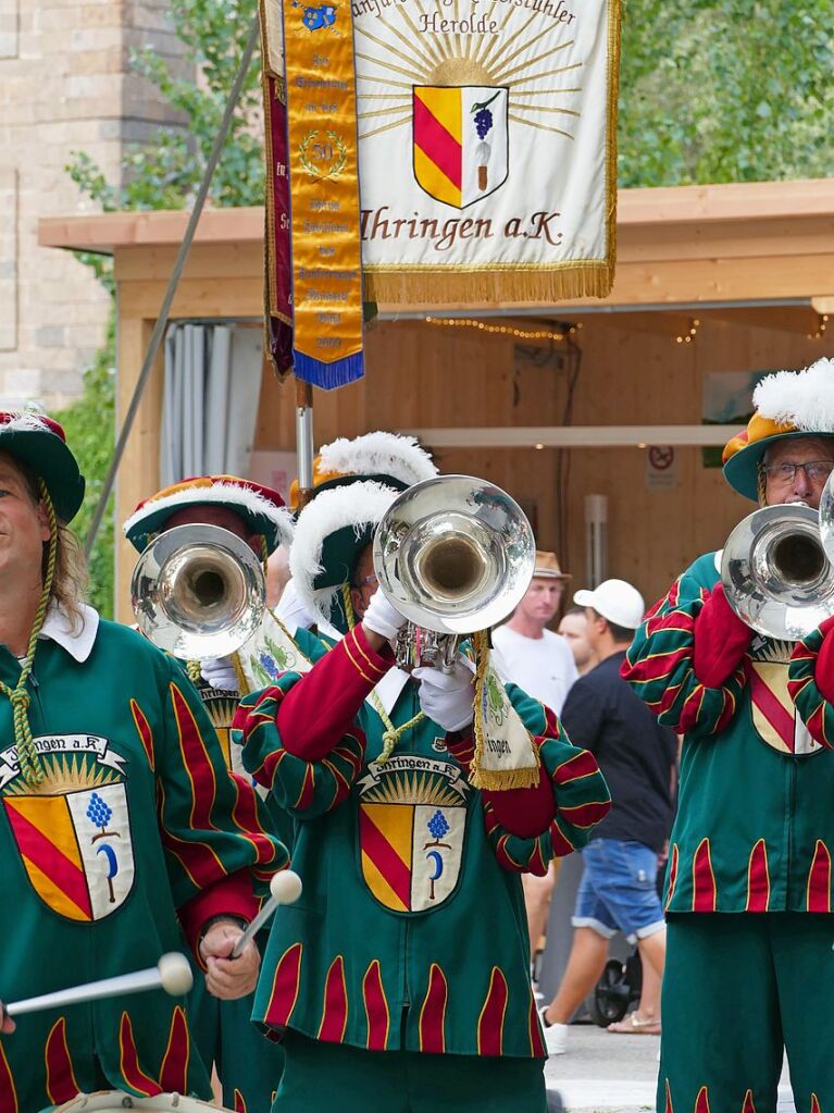 Tausende genossen auf dem Weinfest die schne Stimmung.