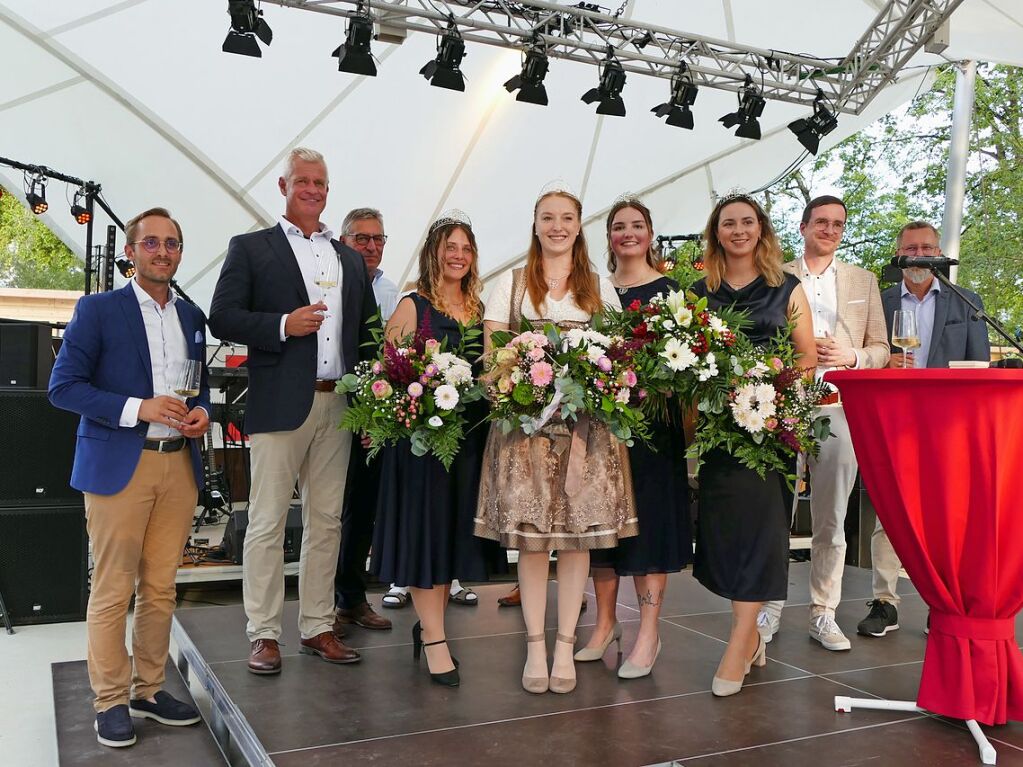 Tausende genossen auf dem Weinfest die schne Stimmung.