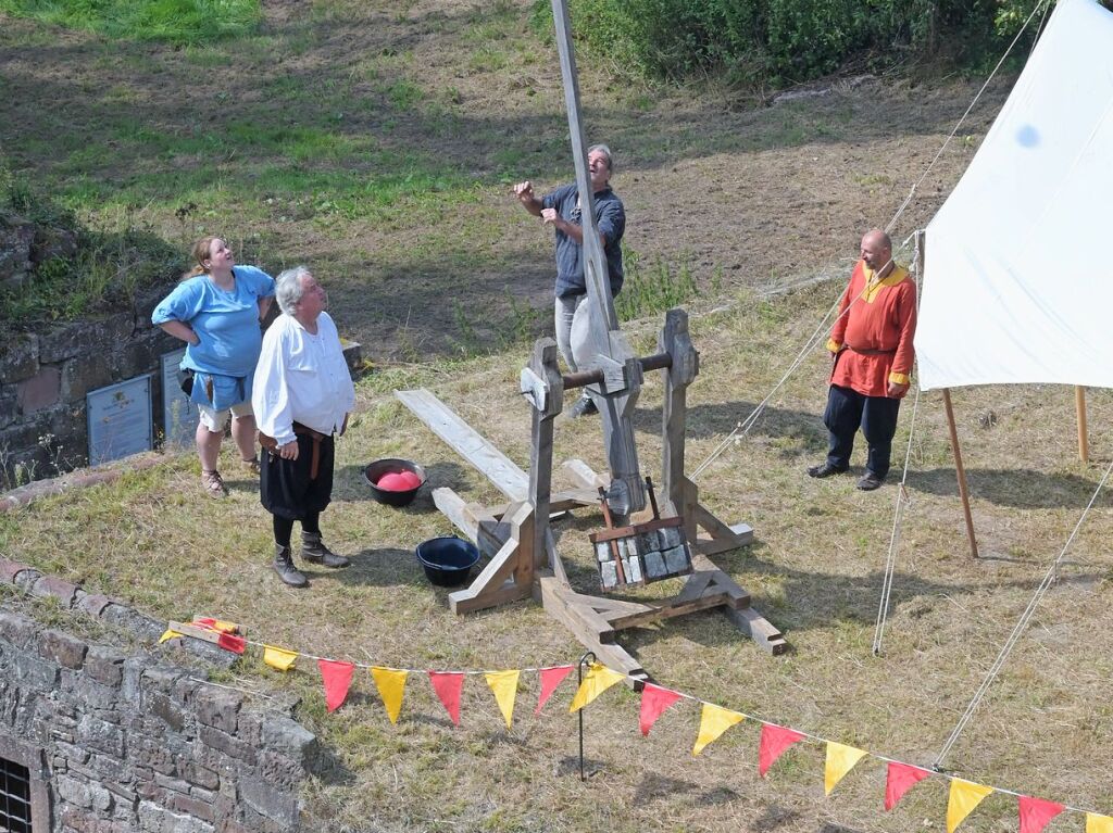 Das 51. Hochburgfest am 1. September 2024 lie das Leben im Mittelalter auferstehen.