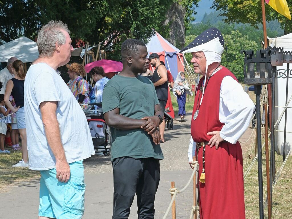 Das 51. Hochburgfest am 1. September 2024 lie das Leben im Mittelalter auferstehen.