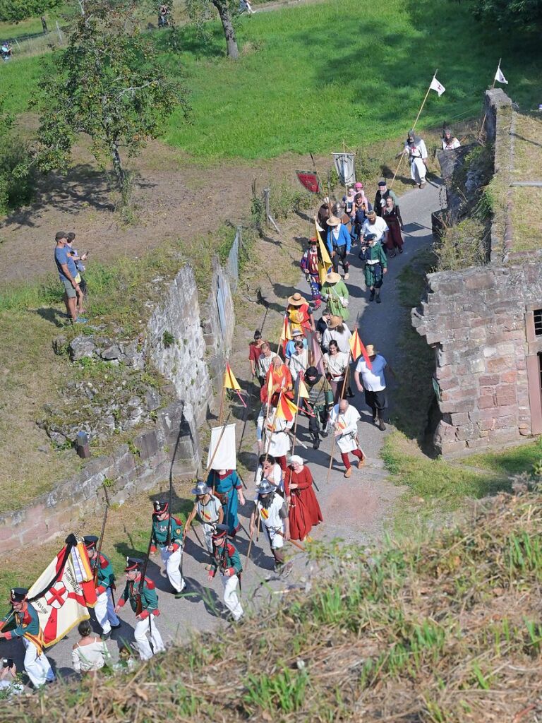 Das 51. Hochburgfest am 1. September 2024 lie das Leben im Mittelalter auferstehen.