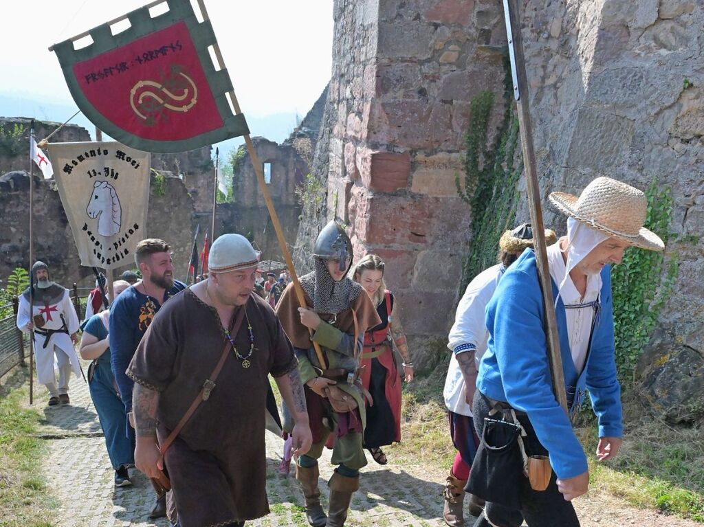 Das 51. Hochburgfest am 1. September 2024 lie das Leben im Mittelalter auferstehen.