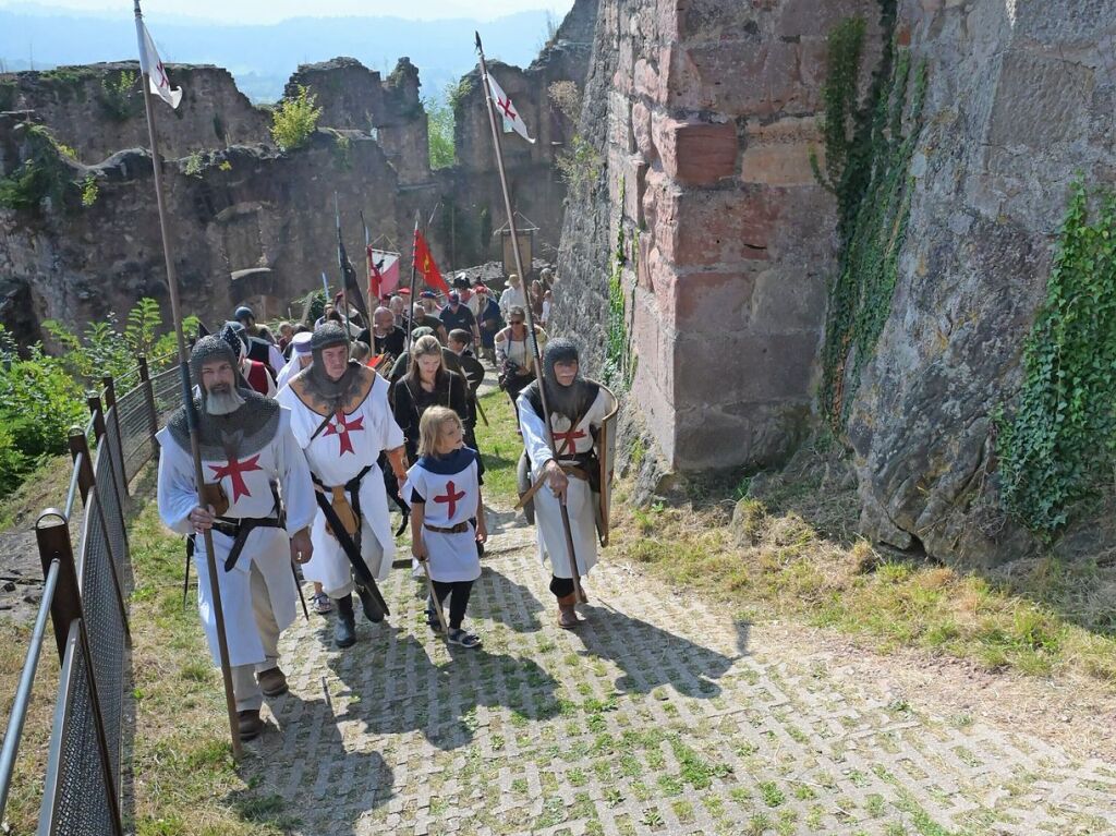 Das 51. Hochburgfest am 1. September 2024 lie das Leben im Mittelalter auferstehen.