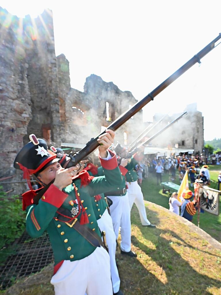 Das 51. Hochburgfest am 1. September 2024 lie das Leben im Mittelalter auferstehen.