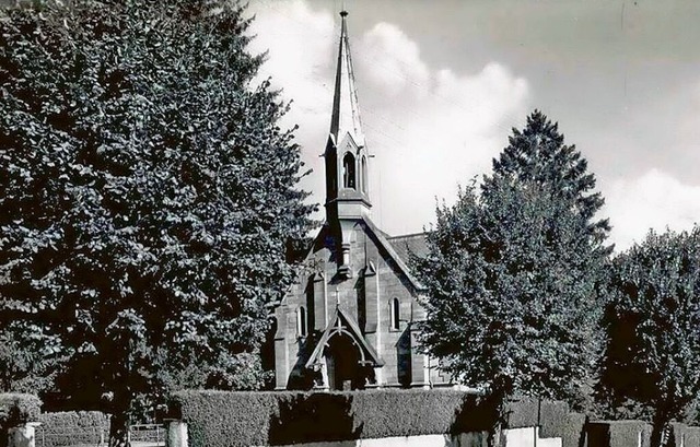 Im Oktober 1891 konnte die erste Evangelische Kirche in Wehr eingeweiht werden.  | Foto: Ernst Brugger