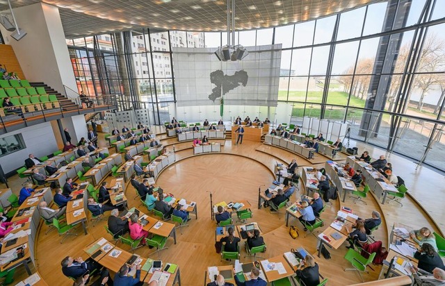 Der Landtag in Sachsen  | Foto: Robert Michael (dpa)