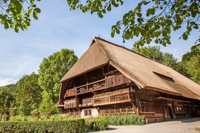 Der Vogtsbauernhof stand schon immer h...e Hfe zogen nach und nach ins Museum.  | Foto: Hans-Jrg Haas (haasimstudio.com)