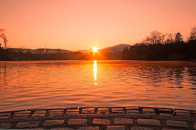 Ein Sonnenuntergang am Flckigersee  | Foto: Barbara Westphal