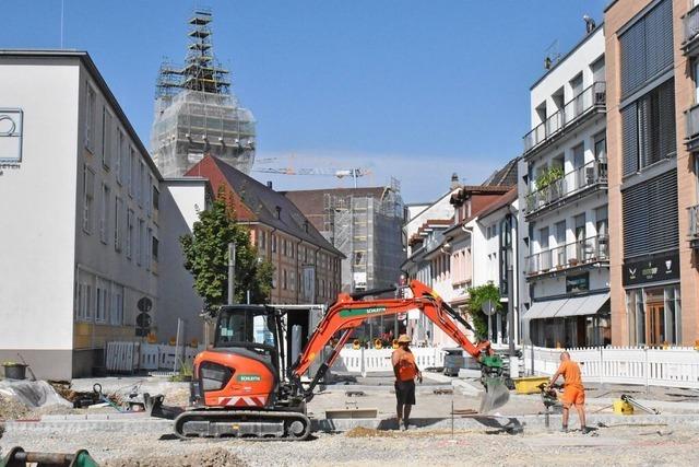 Die Bauarbeiten am Aichele-Knoten in Lrrach gehen weiter