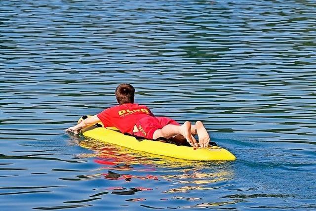 Die Lahrer DLRG hat am Waldmattensee ein wachsames Auge