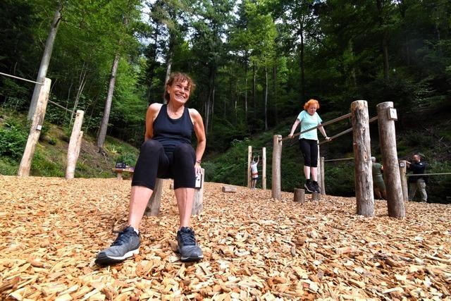 Im Freiburger Ottilienwald gibt es einen neuen Bewegungspark