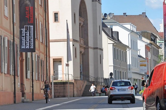 Der Vorfall fand zwischen dem Museum und der Kirche statt.  | Foto: Daniel Gramespacher