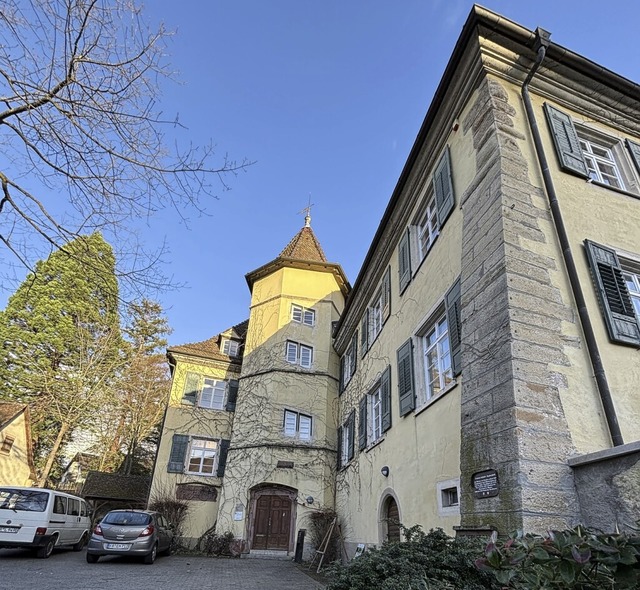 In Staufens Stadtschloss ist unter and... der Garten beherbergt einige Schtze.  | Foto: Frank Schoch