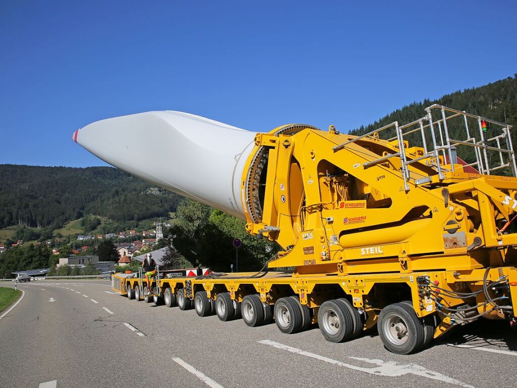 Der Selbstfahrer auf dem Weg nach Todtnau.