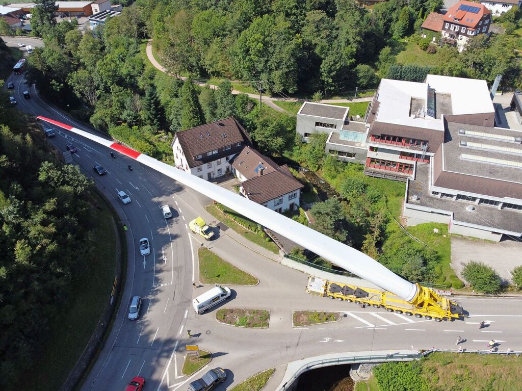 In Todtnau biegt der Konvoi in Richtung Notschrei ab.