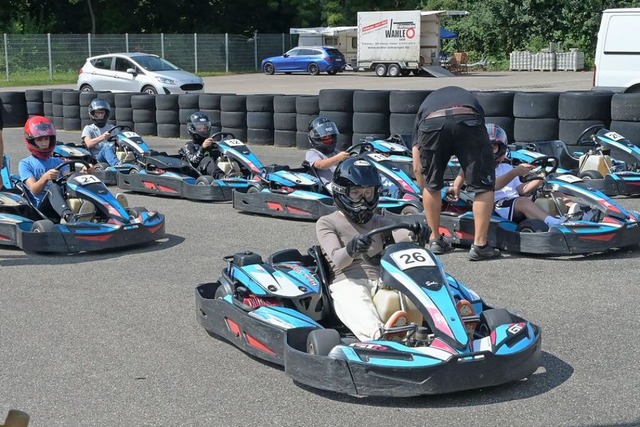 Ferienaktion auf Teningens Kartbahn  | Foto: Markus Zimmermann