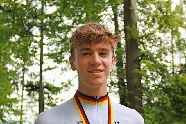 Emil Schmidt aus Wittnau war bei der Mountainbike-Weltmeisterschaft: 