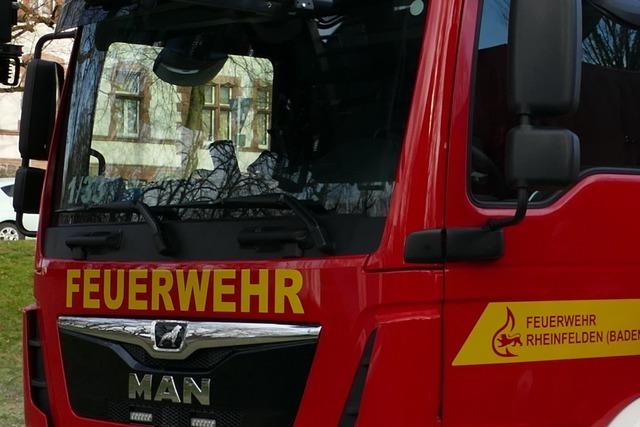 Bei einem Wohnungsbrand in Rheinfelden wird ein Mann schwer verletzt