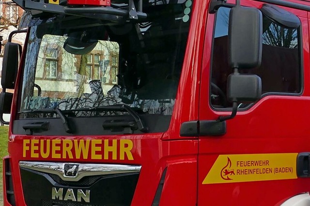 Die Feuerwehr konnte den Brand schnell lschen.  | Foto: Sebastian Kurtenacker