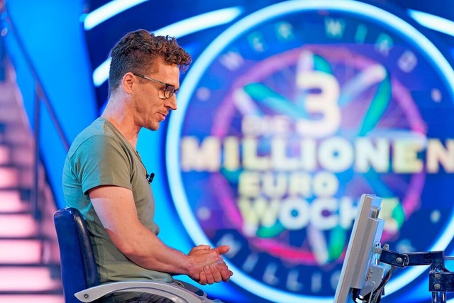 Tobias Pietsch war am Mittwoch bei &#8222;Wer wird Millionr&#8220; zu sehen.  | Foto: RTL / Guido Engels