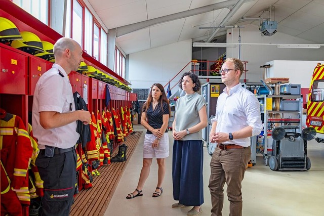 Der zweite stellvertretende Kommandant...e Herausforderungen fr die Feuerwehr.  | Foto: Alexandra Gnzschel