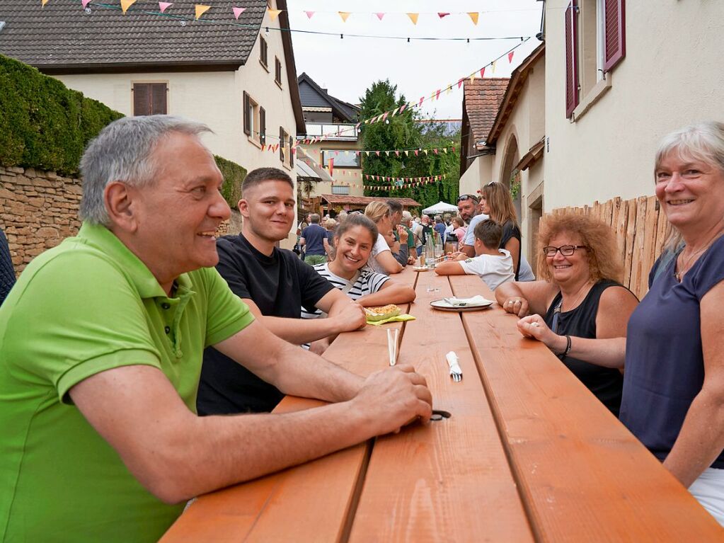 Whrend des Schnecke-Feschts ist der ganze Ort auf den Beinen.