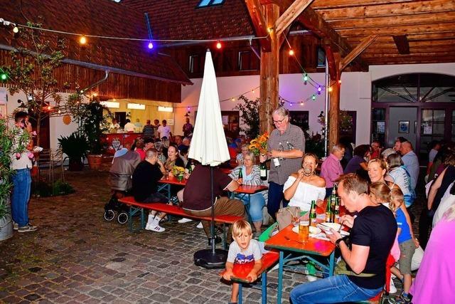 Das Teninger Gassenfest ist ein Dorffest mit einem Hauch Jahrmarkt