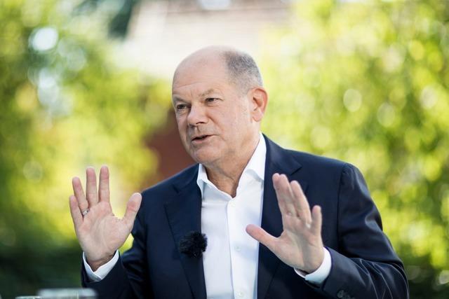 Olaf Scholz erwartet trotz schwacher Umfragewerte eine zweite Amtszeit als Bundeskanzler