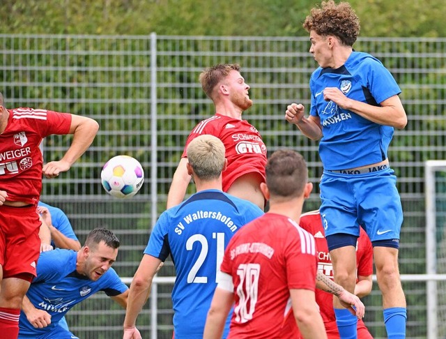 Der Waltershofener Philipp Schneider (...:4 gegen die SG Freiamt-Ottoschwanden.  | Foto: Achim Keller