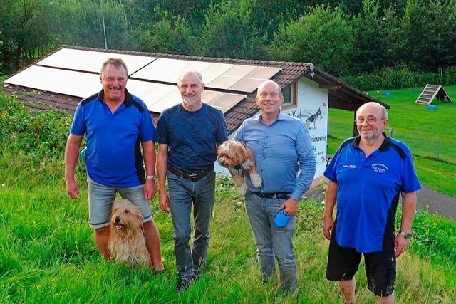 Schferhundeverein Elzach hat das Dach, eine Genossenschaft die Solaranlage