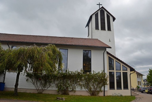 Die evangelische Kirche in Bonndorf br...tz. In das Gebude luft zudem Wasser.  | Foto: Christiane Sahli