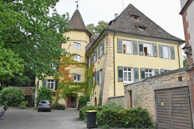 Etwas verborgen und selten auf der Lis...Untere Stadtschloss&#8220; in Staufen.  | Foto: Benedikt Sommer