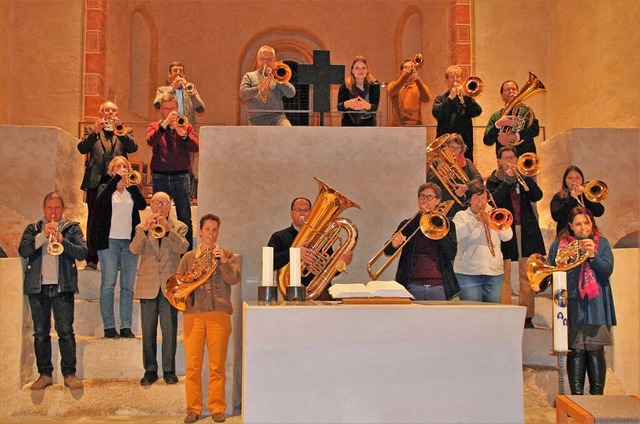 Der Posaunenchor Staufen-Sulzburg feierte 2022 seinen 50. Geburtstag.  | Foto: Sabine Model