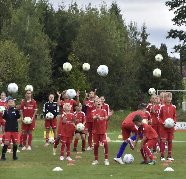 Zwei Tage lang wurde in Laufenburg trainiert.  | Foto: Chris Oeschger