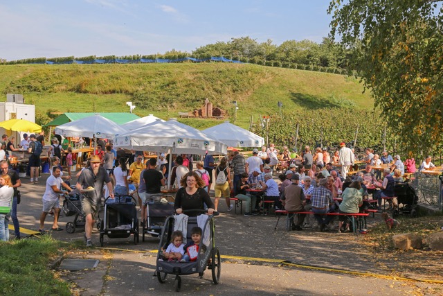 Bei der Kaiserberg-Wandertour bewirten...und Winzer an verschiedenen Stationen.  | Foto: Stadt Ettenheim