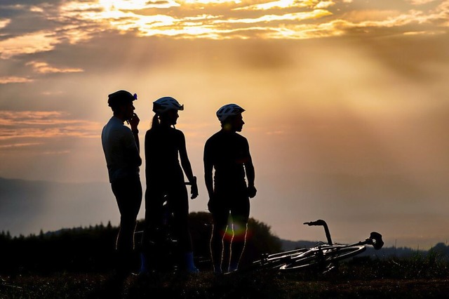 Viele Radfahrer nutzen den Horbener Ort Wacht fr eine Pause.  | Foto: Hubert Gemmert