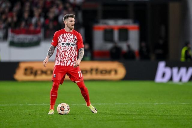 SC-Freiburg-Verteidiger Lukas Kbler hat eine Rot-Grn-Schwche