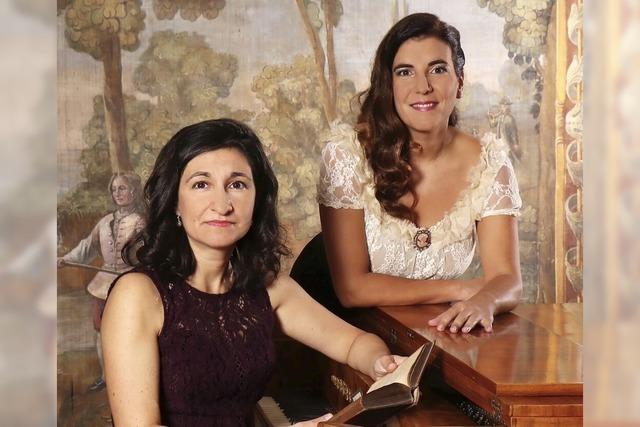 Fanie Antonelou und Sofya Gandilyan prsentieren Goethe-Lieder im Schloss in Bad Krozingen