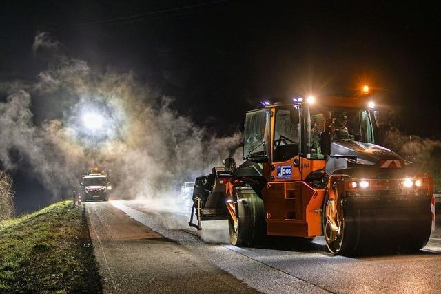 Fotos: Tag und Nacht unterwegs mit der Autobahnmeisterei Freiburg-Hochdorf