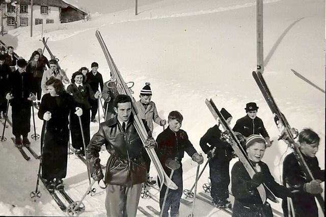 Die Ortsmeisterschaften 1951 hatten wa... von Fischbacher Musikern untersttzt.  | Foto: privat