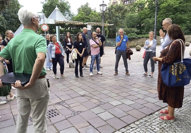 Bei dem Planungstreffen fr die erste ...Auch Silke Padova (rechts) ist dabei.   | Foto: Stadt Waldshut-Tiengen