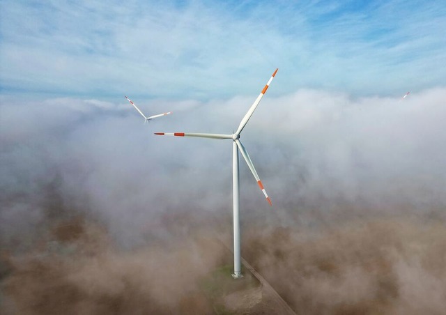 Windkraftanlagen haben im Elztal nicht nur Freunde.  | Foto: Jan Woitas (dpa)